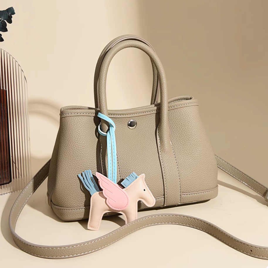 New vintage double-straps crossbody saddle bag for one shoulder